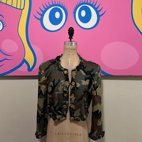 Moschino Cheap Chic Camouflage Jacket The Nanny